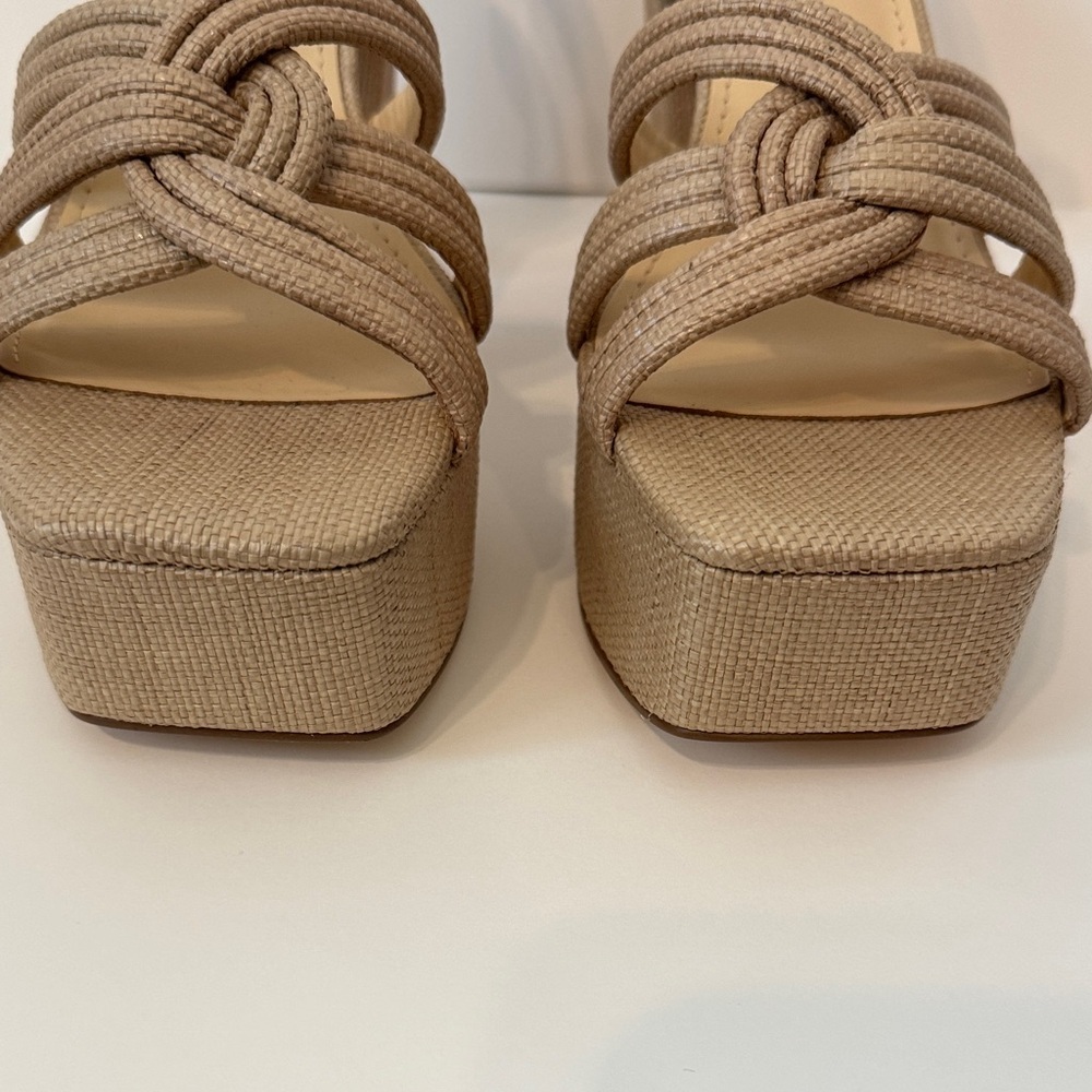 MARC FISHER Cairo Ankle Strap Platform Knotted He… - image 5